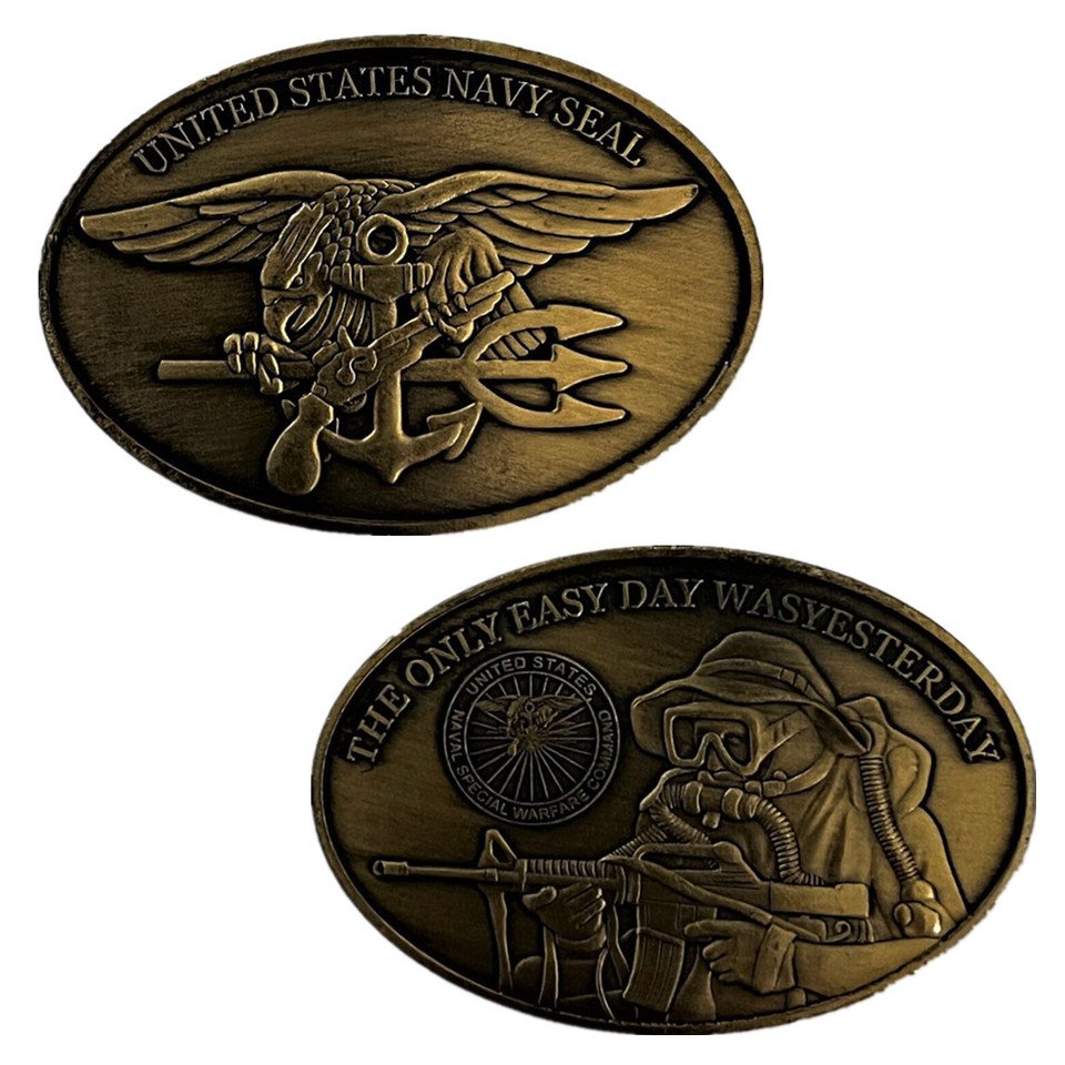 

Спецкомандная монета US Navy SEAL