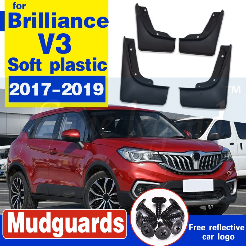 

Передние и задние автомобильные брызговики для Brilliance V3 2017-2019 2018, брызговики, брызговики, брызговики, крыло