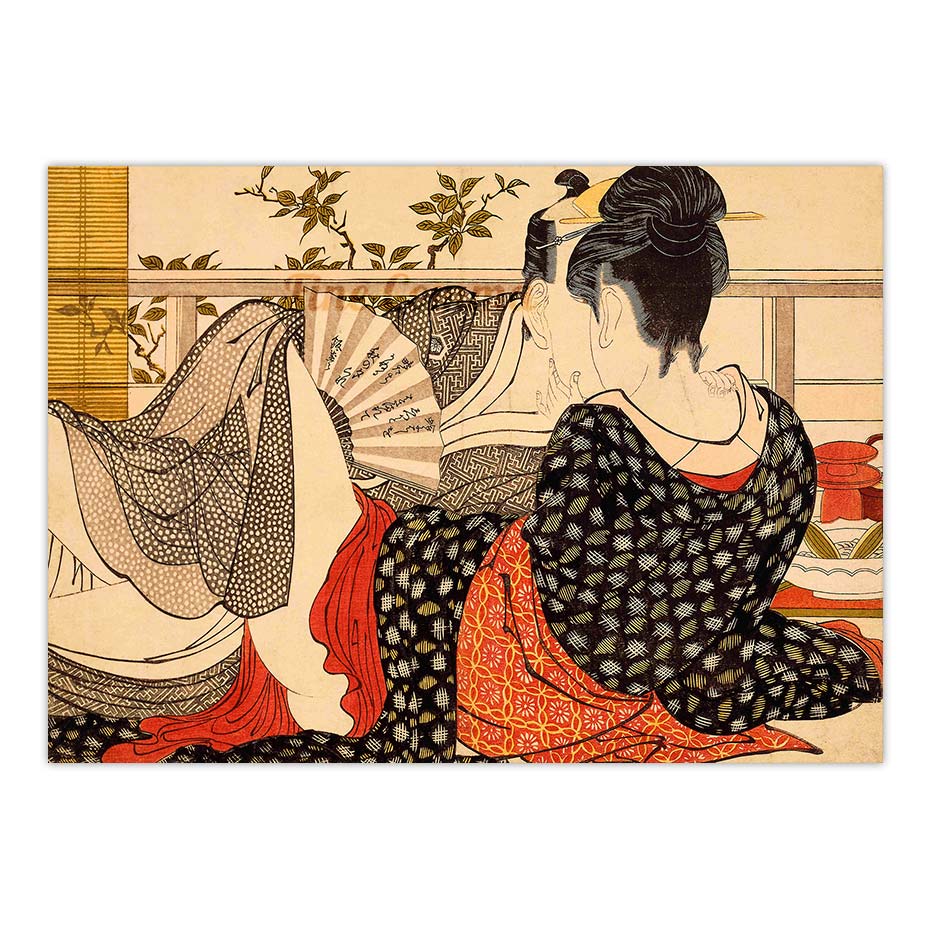 

Плакат Fine Comma Utamakura Poem of the Pillow 1788