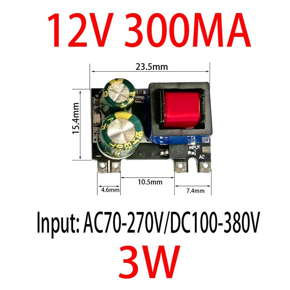 

GlintDeer 5V 700mA /12V 300mA Switch Power Supply Module
