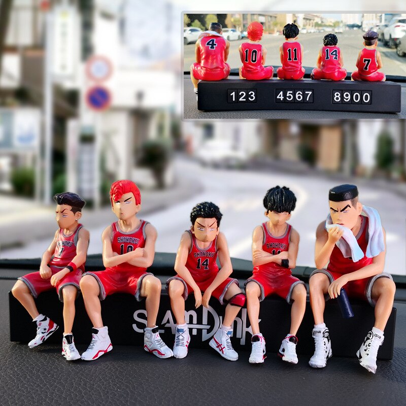 

Автомобильная табличка с номером телефона, внутреннее аниме украшение SLAM DUNK Hanamichi Sakuragi, экшн-фигурка, украшение, автомобильные аксессуары, подарки