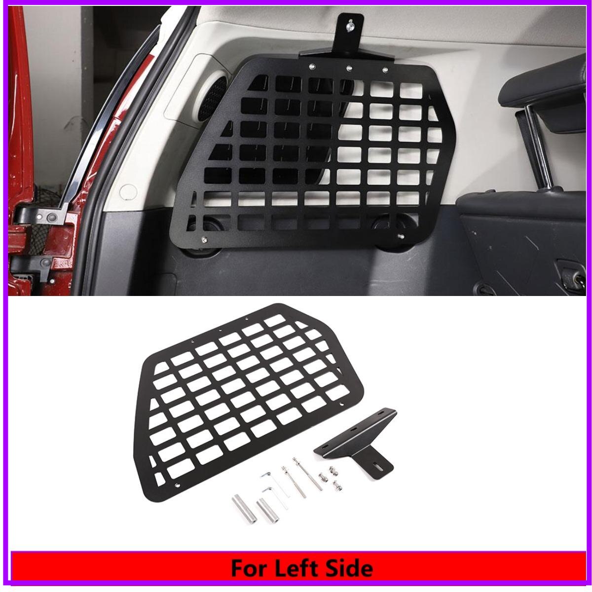 

Для Toyota FJ Cruiser 2007-2021, аксессуары для интерьера, панель для хранения, боковая полка на окно, полка для заднего багажника автомобиля, стойка для мусора, Стайлинг автомобиля