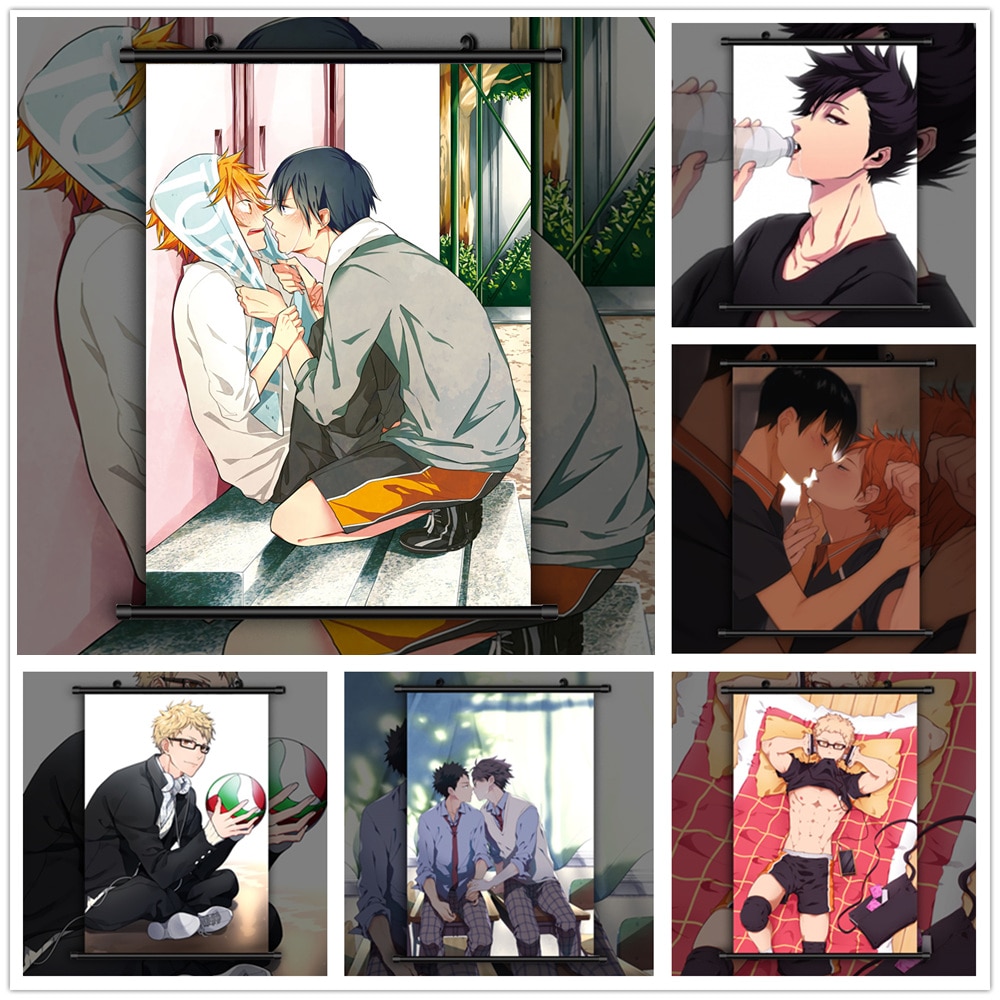 

Настенная картина Haikyuu Yaoi Kei Shoyo X Tobio на холсте