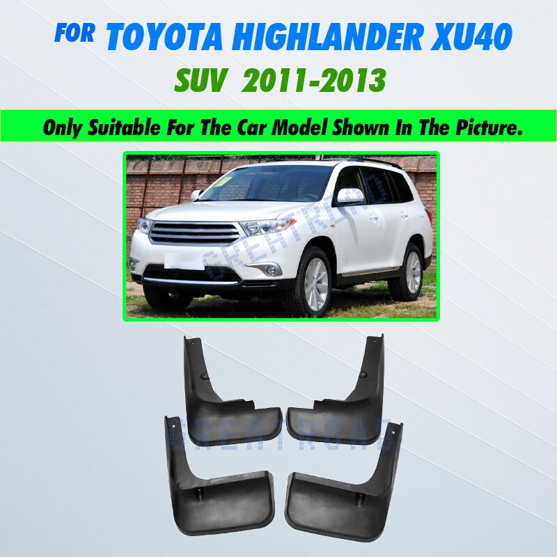 

Брызговики для Toyota Highlander Kluger 2001-2019, 2002 2003