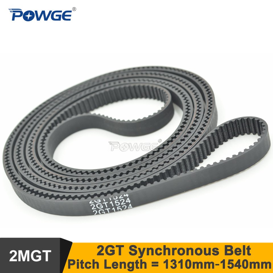 

POWGE 1310 1324 1350 1360 1440 1474 1512 1524 1540 GT2 ремня ширина = 3/6/9 мм 2GT синхронного ремня 1350-GT2 1524-2GT 1440-