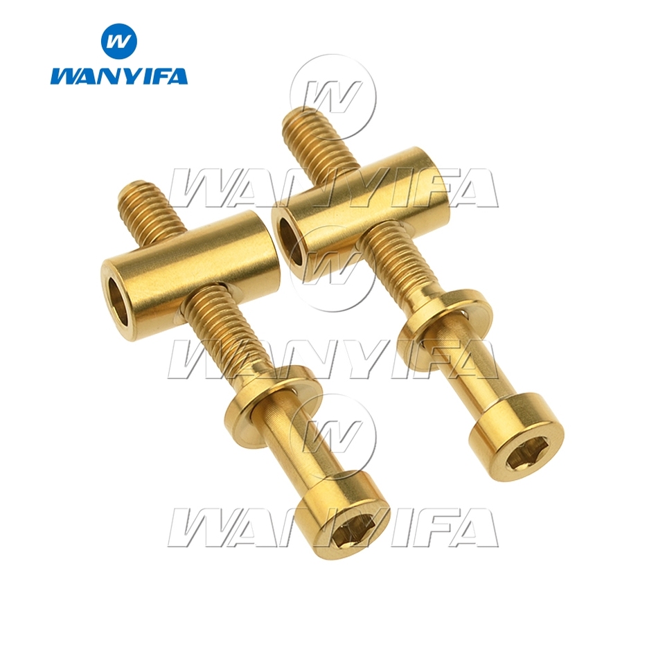 

Титановый титановый болт Wanyifa M5x30/40 мм, винты + гайки + шайбы для подседельного штыря Thomson, MTB, дорожного велосипеда, фиксированное седло