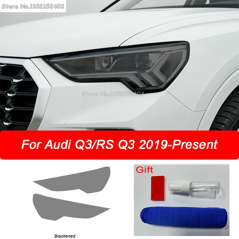 

Для Audi Q3 F3 RSQ3 2th Sportback 2019-2023 Защитная пленка для фар автомобиля Задний фонарь Прозрачная черная наклейка из ТПУ