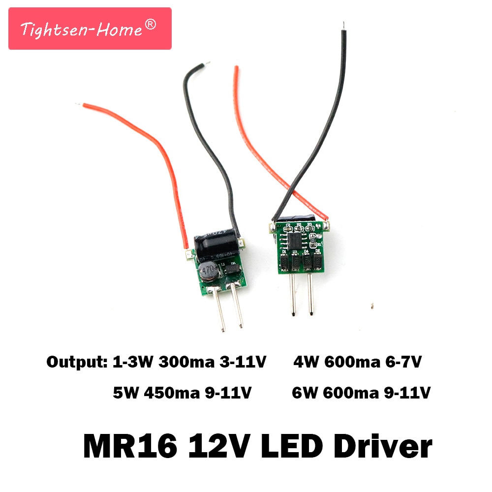

Tightsen-Home трансформатор освещения MR16 12В 5шт