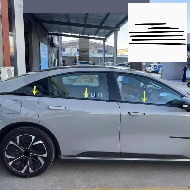 

Car Style Protector Decoration Accessories Exterior Sticker Window Molding Cover Glass Side Trim Strip For Mazda EZ-6 EZ6 2024 +