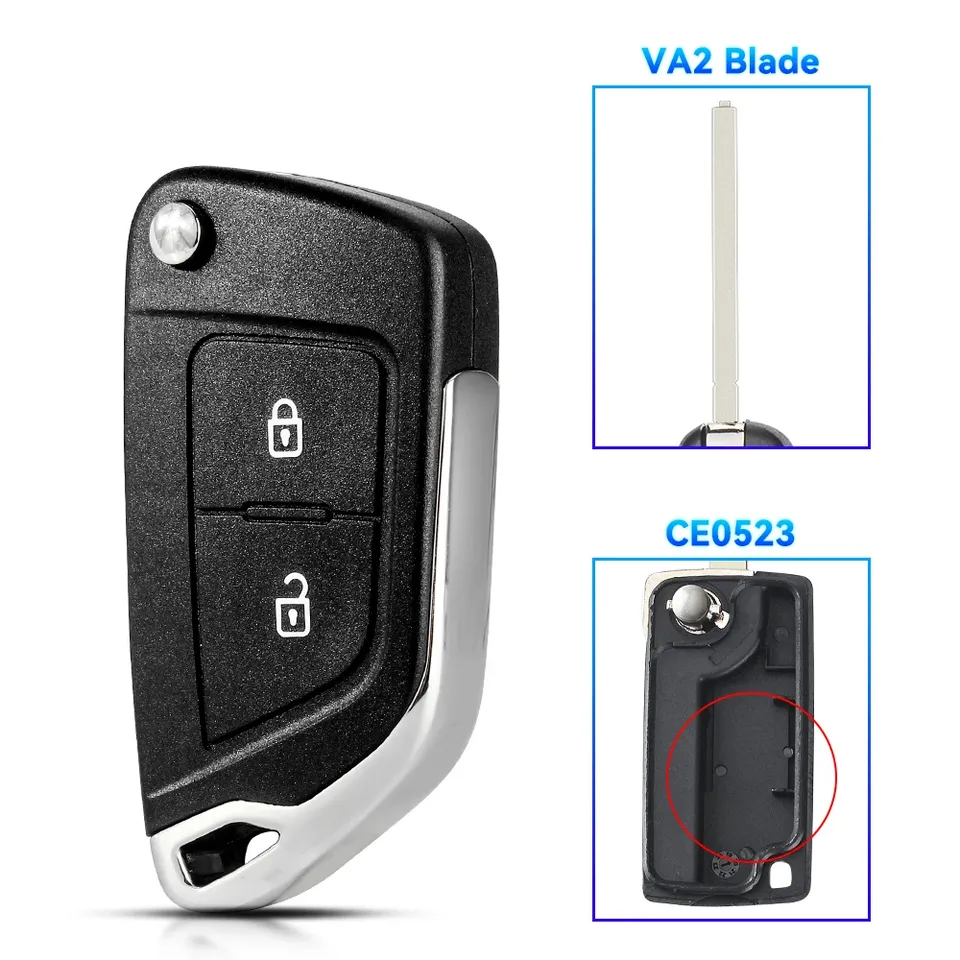 

Модифицированный Корпус Ключа KEYYOU для Peugeot 207 307 308 406 407 607 807 3008 для Citroen C2 C3 C4 C5 C6
