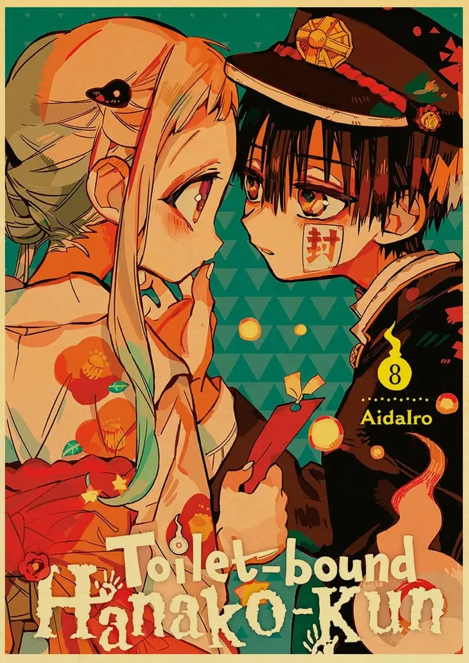 

Ретро плакат Jibaku Shounen Hanako-kun