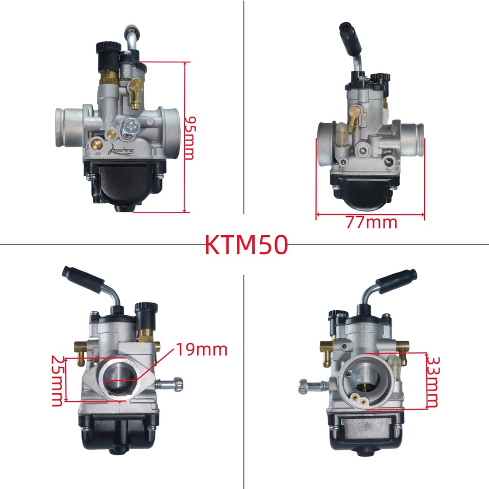 

Карбюратор мотоцикла 19 мм для KTM50 KTM50SX PRO 50cc SX50 50SX RS50 RX50 MX50 2001-2008 Dellorto PHBG 19 Bs Dirt Pit Bike