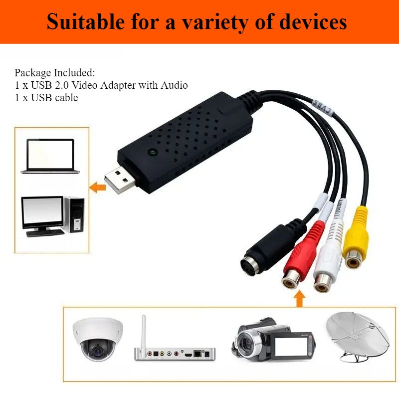 

USB 2.0 видеозахватный адаптер