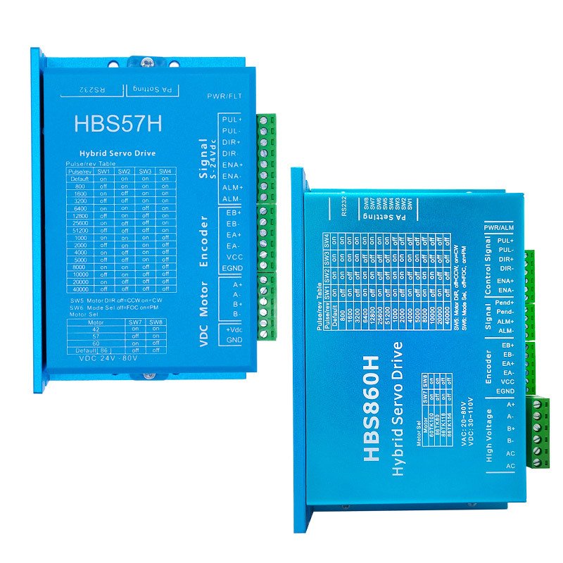 

HBS86H драйвер серводвигателя с замкнутым контуром HBS860H гибридный шаговый сервопривод с портом RS232 HBS57H