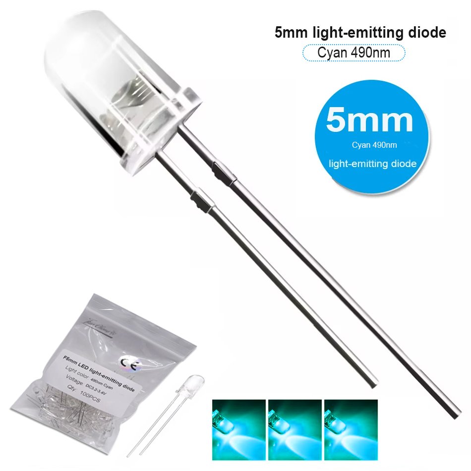 

Голубой 5 мм светодиод OEING F5MM LED diode