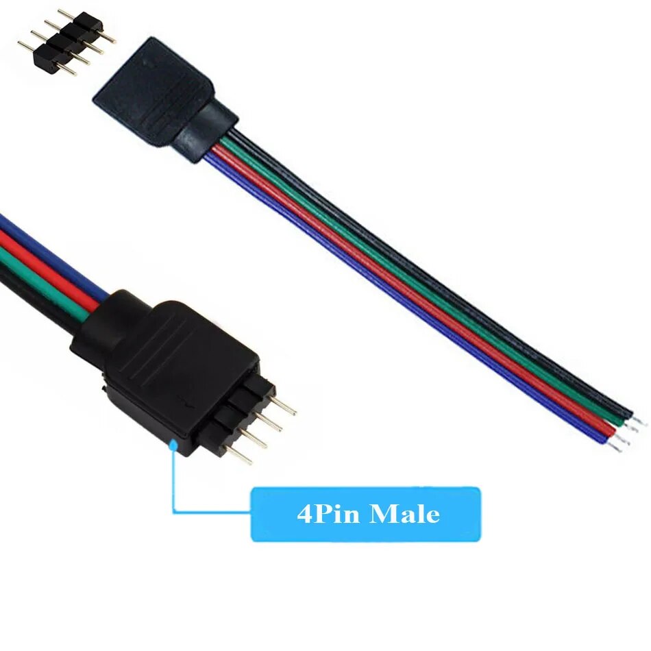 

Кабель для светодиодной ленты RGB/RGBW/RGB+CCT