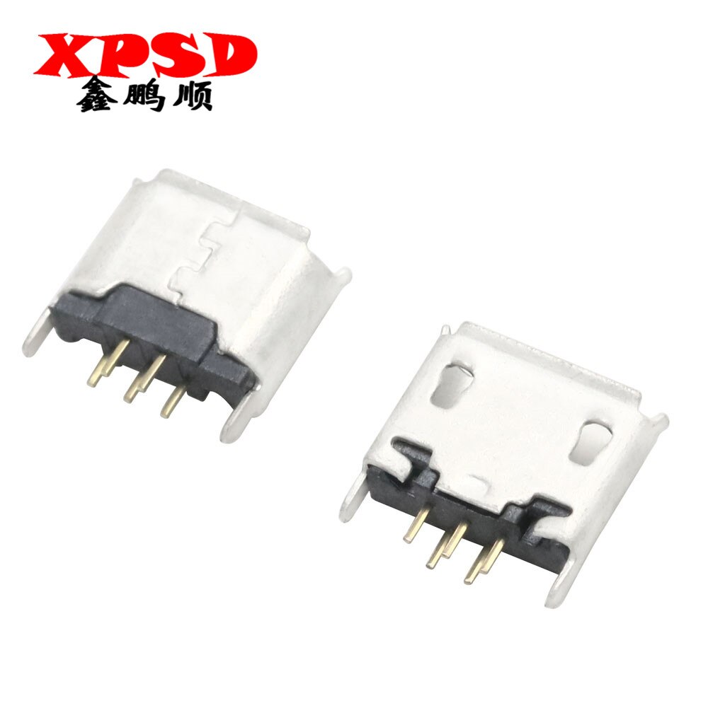 

Разъем Micro USB MK5P 2P 5 контактов, вертикальная вставная SMD пластина для раковины, зарядный разъем для Android