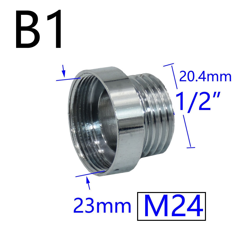 

Латунный соединитель для воды WZCWJNLGM серебристого цвета 1/2" To M16 M18 M24 M28