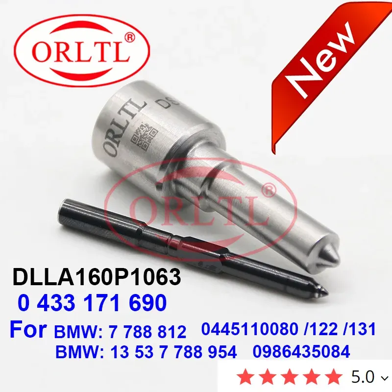 

Форсунка Форсунки дизельного двигателя ORLTL DLLA160P1063 0433171690 для BMW 0445110131 0 445 110 131 0986435084 7 788 812 13 53 7 788 9