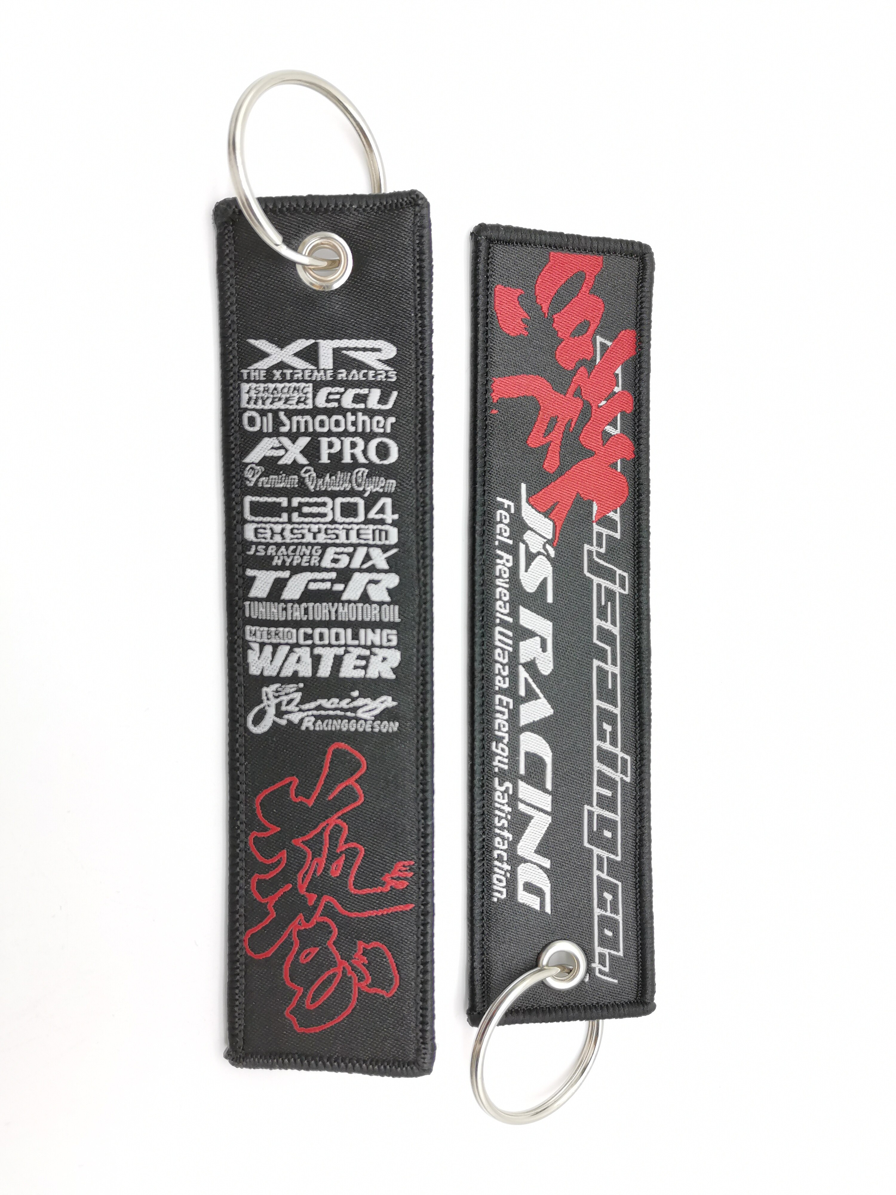 

Вышитый брелок Js Racing JDM Culture для мотоциклов, автомобилей, сумок, рюкзаков, брелок для ключей, модный брелок, подарки