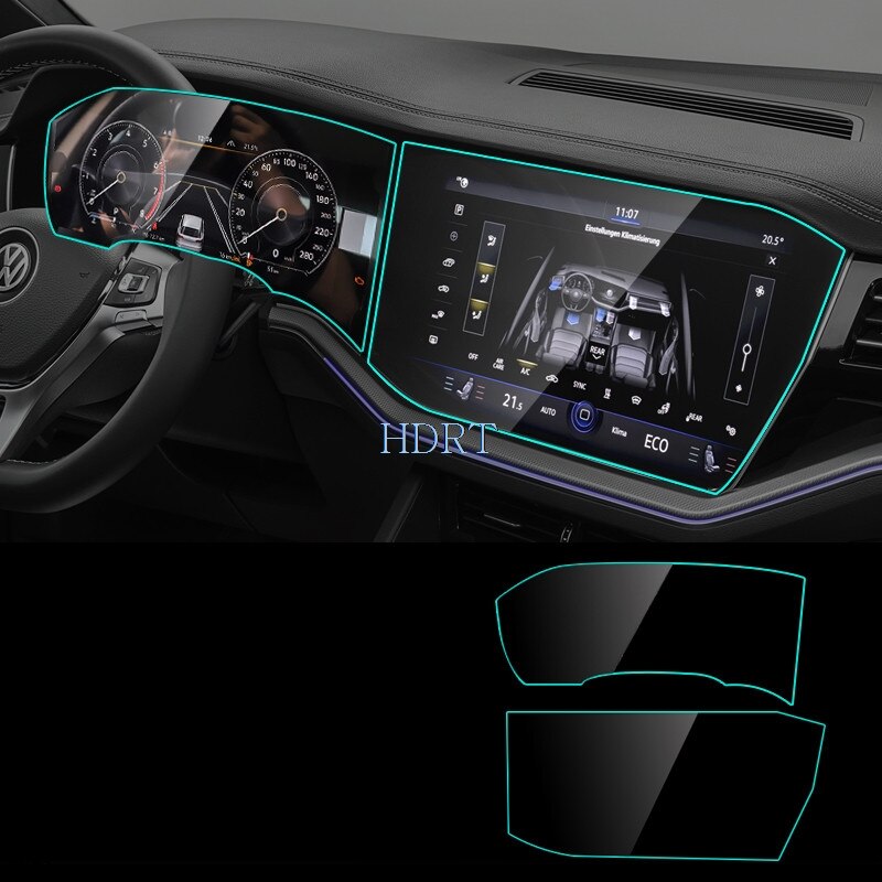 

Для Volkswagen Touareg 2019 2020 Автомобильная GPS-навигационная пленка с ЖК-экраном защитная пленка из закаленного стекла с защитой от царапин