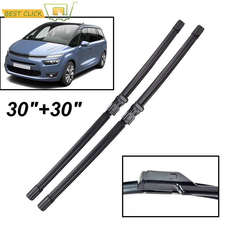 

Misima переднее стекло лобовое стекло щетки стеклоочистителя для Citroen C4 Picasso/C4 Grand Picasso MK2 2017 2016 2015 2014 30 "30"