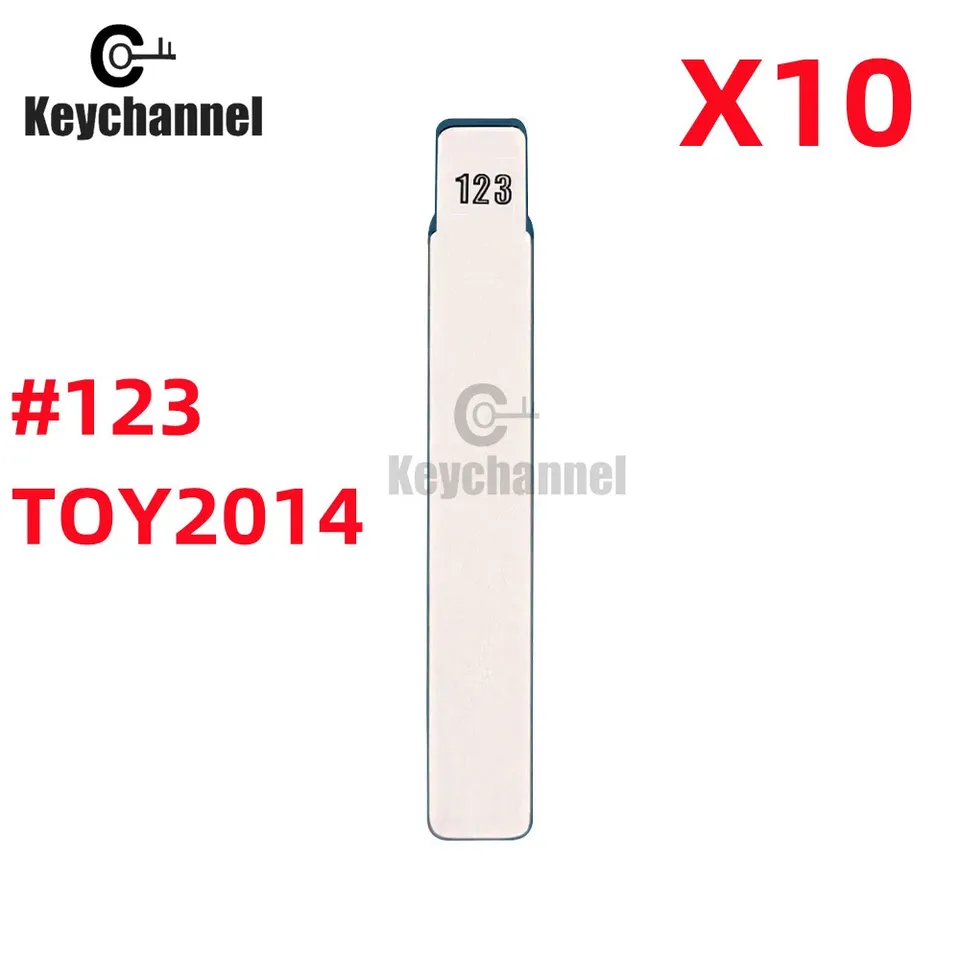 

10 Шт., Lishi TOY2014 KD, Лезвия Для Автомобильных Ключей