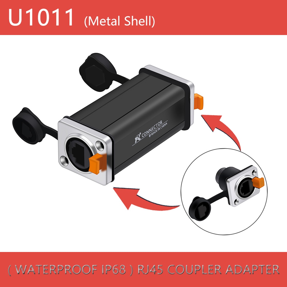 

Водонепроницаемый сетевой разъем RJ45 R U1002