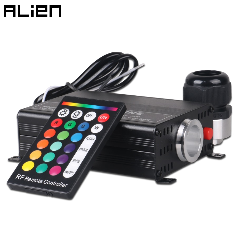 

Оптоволоконный светильник Alien 16 Вт RGB