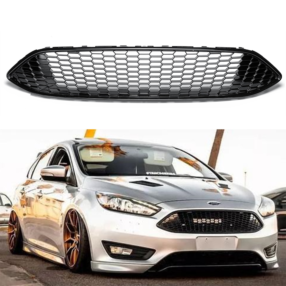 

Решетка для переднего бампера автомобиля, решетчатая решетка для Ford Focus MK3 ST Line Hatchback Estate 2015 - 2017