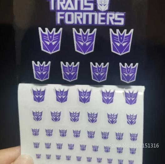 

Decepticons Autobots G1 наклейки 45 + символ наклейка для изготовления на заказ DIY аксессуары для сцены украшения автомобиля наклейка