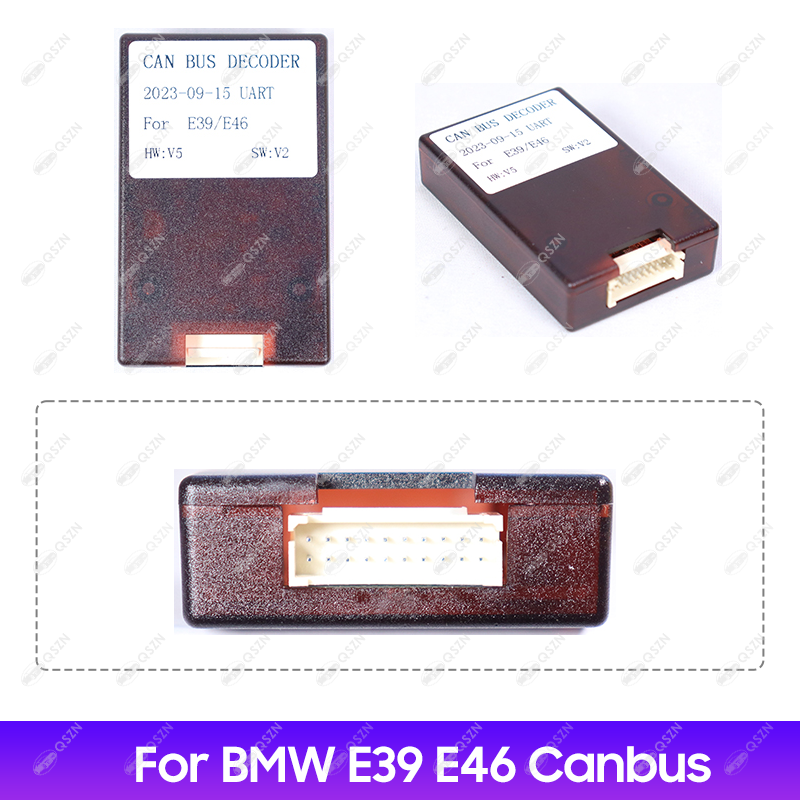 

Коробка Canbus, адаптер-декодер для BMW E39 E46 E90 X1 X3 с 16-контактным жгутом проводов, кабель Android, автомобильное радио, стерео