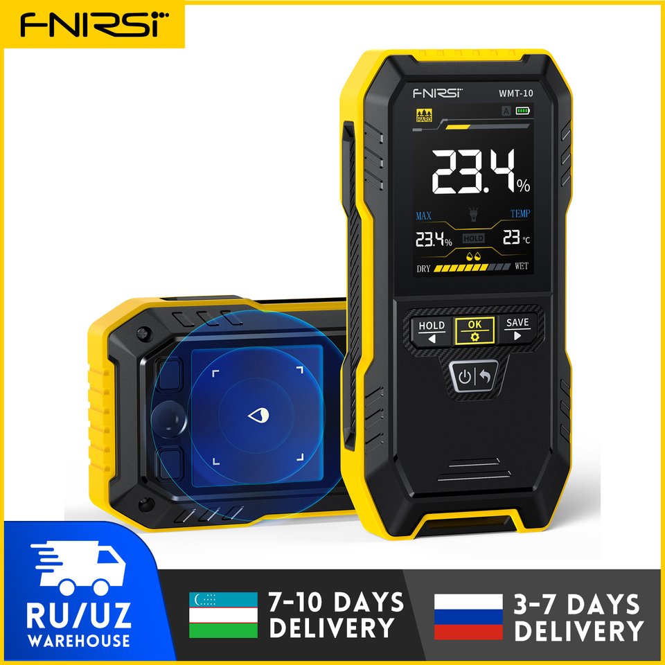 

FNIRSI WMT-10 Бесконтактный гигрометр для дерева и стен
