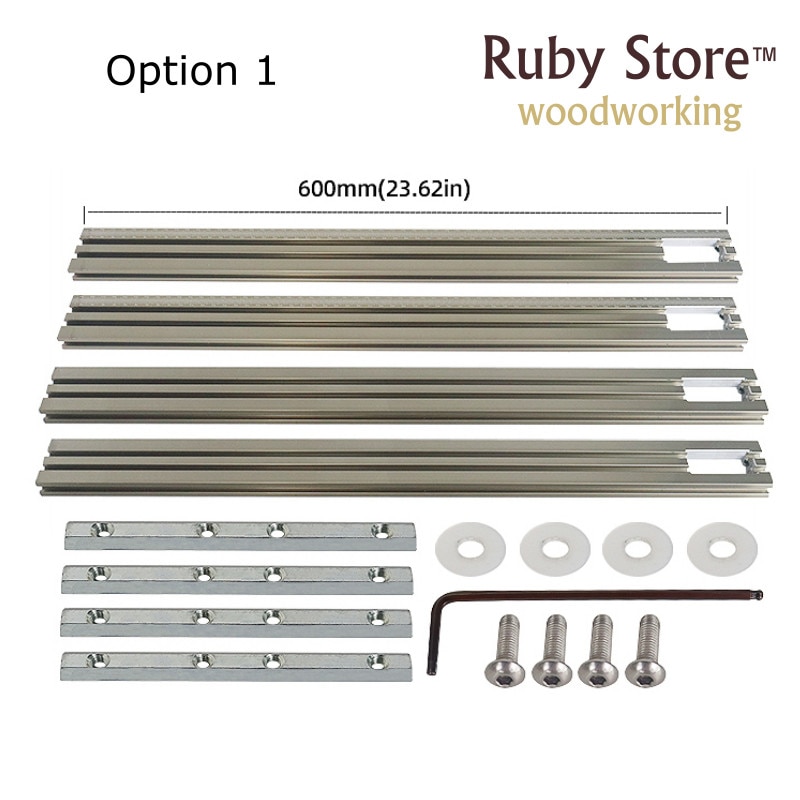 

Rubyliutools Алюминиевый регулируемый фрезерный шаблон 400/500/600 мм