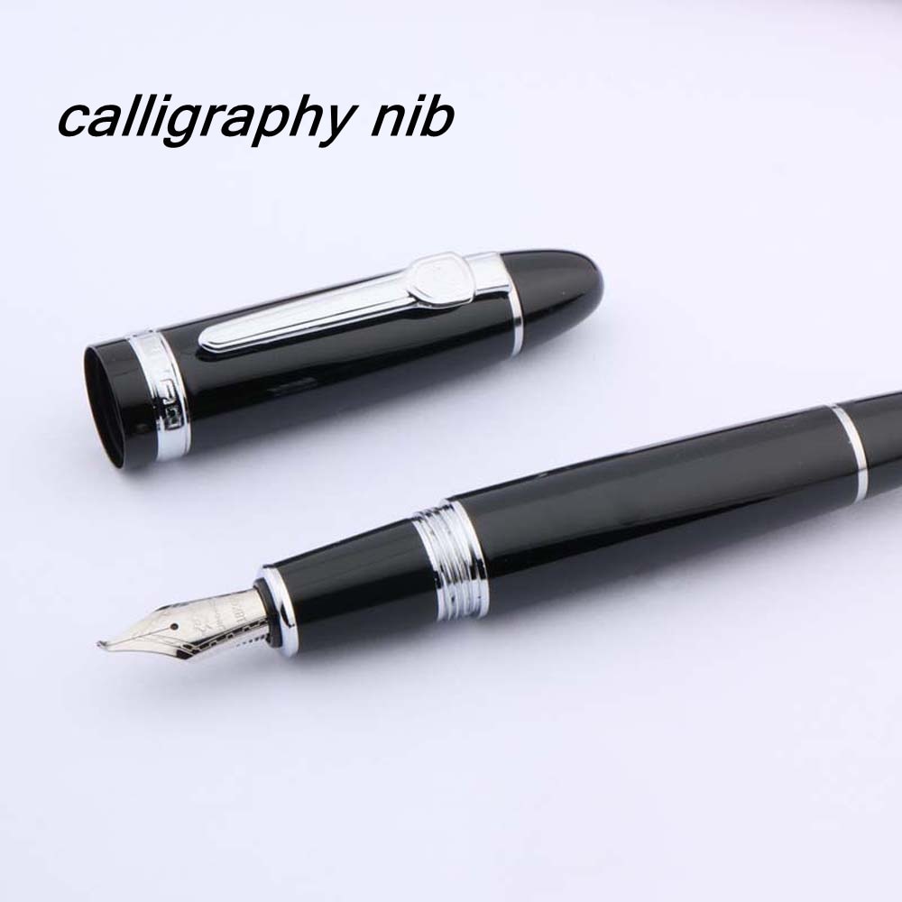 

JINHAO 159 металлическая перьевая ручка для каллиграфии черная