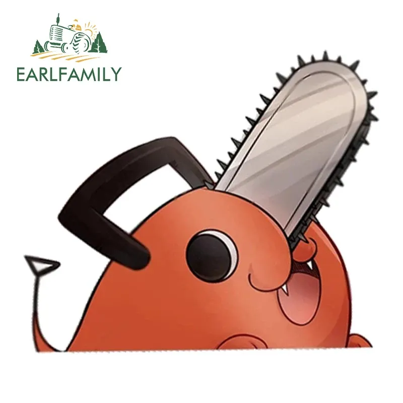 

EARLFAMILY, 13 см X 11,1 см, милые автомобильные наклейки для почты, солнцезащитные фотообои с защитой от царапин, украшение для бампера ноутбука