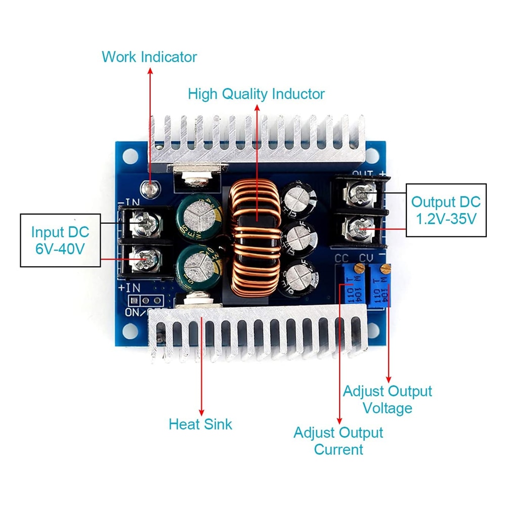 

Преобразователь напряжения Interest Maker 300W Step Down