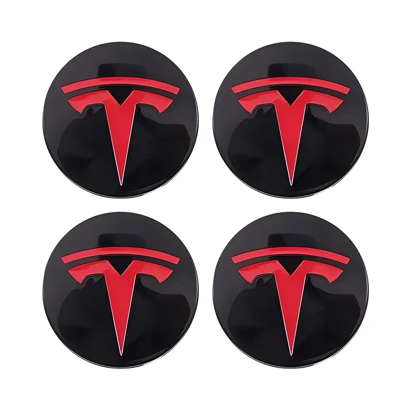 

4 шт. для Tesla Model 3 Model Y, крышки значков, колпаки ступиц 56 мм, центральные колпаки ступиц для Tesla Model Y X S 2016-2025, автоаксессуары