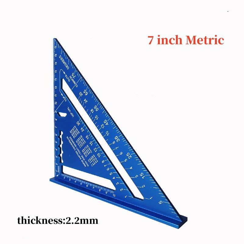 

Металлическая треугольная линейка LETIITTGOO 7"/12"