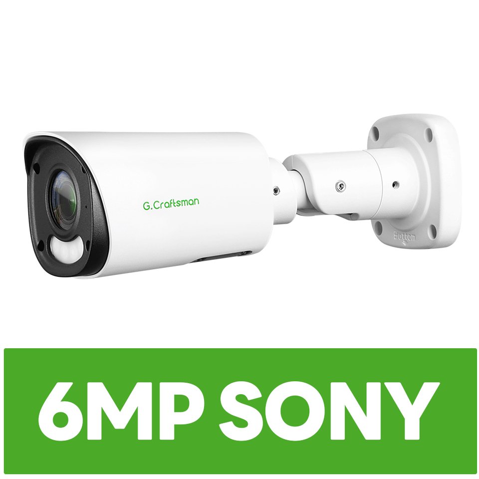 

G.Craftsman IP-камера видеонаблюдения 6MP/8MP с оптическим зумом