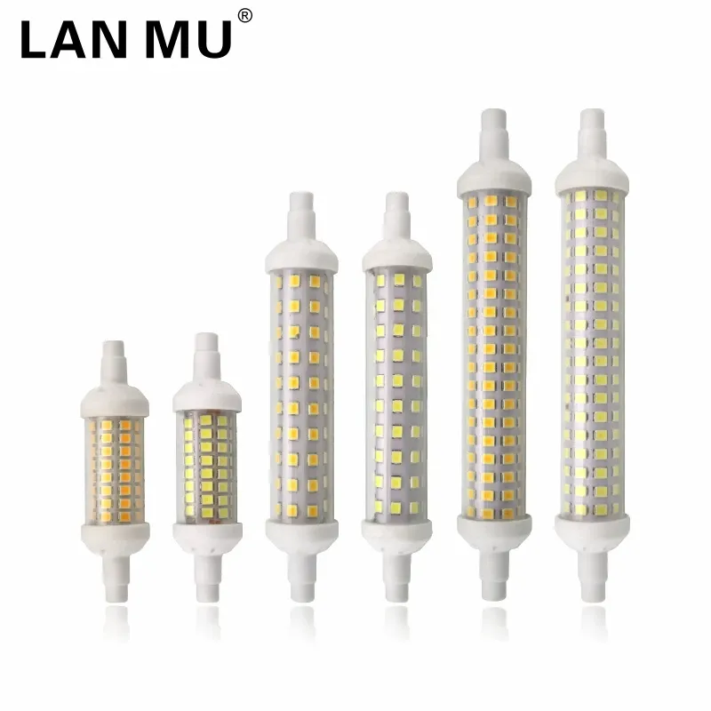 

LAN MU R7s светодиодная лампа 6Вт/9Вт/12Вт теплый/холодный белый