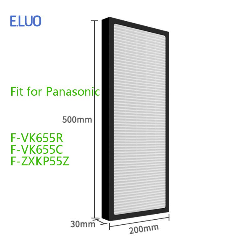

H12 F-ZXKP55Z Hepa-фильтр для Panasonic F-VK655R F-VK655C Фильтр очистителя воздуха для сбора пыли 500*200*30 мм