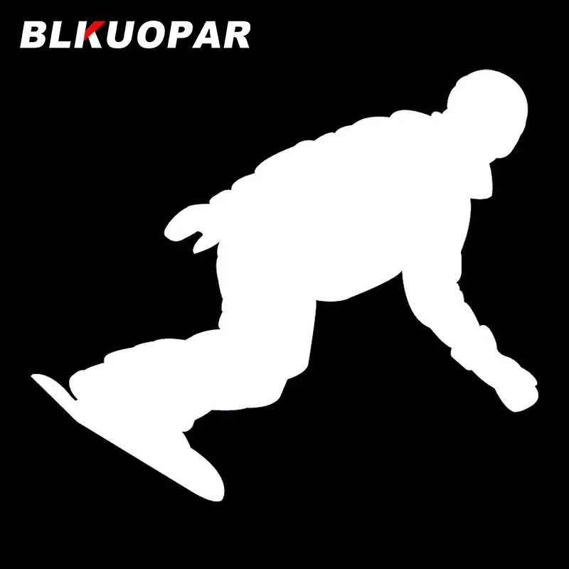 

Стикеры BLKUOPAR для сноуборда, силуэт, модные наклейки, виниловая пленка для автомобиля, мотоциклетный шлем, сноуборд, устойчивые к царапинам