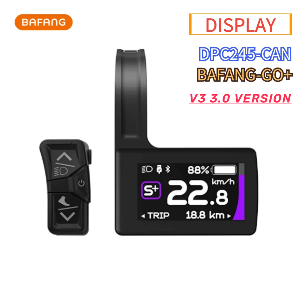

Дисплей спидометра Bafang DPC245 V3 3.0 Bluetooth для двигателя Bafang