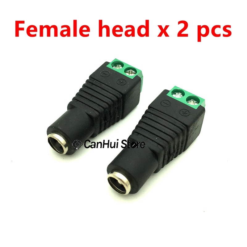 

2 шт. Cctv-kameras 2,1 мм x 5,5 мм Weiblich Männlich адаптер постоянного тока Power Stecker DC Power Buchse Stecker Buchse