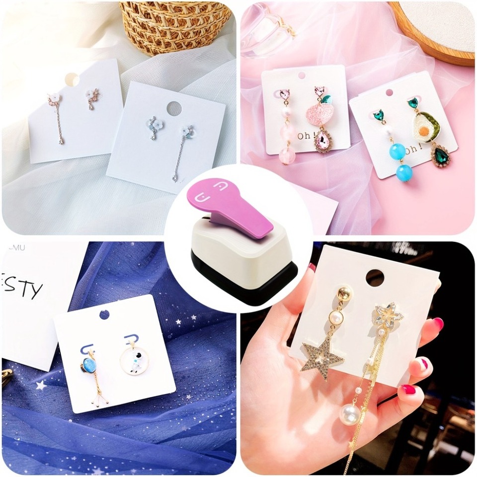 

Металлический дырокол для сережек Earring Card Hole Punch