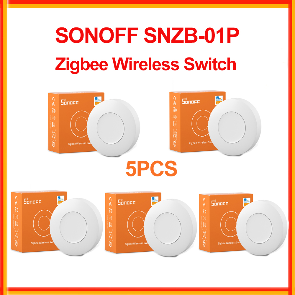 

SONOFF SNZB-01P Беспроводной интеллектуальный переключатель Zigbee