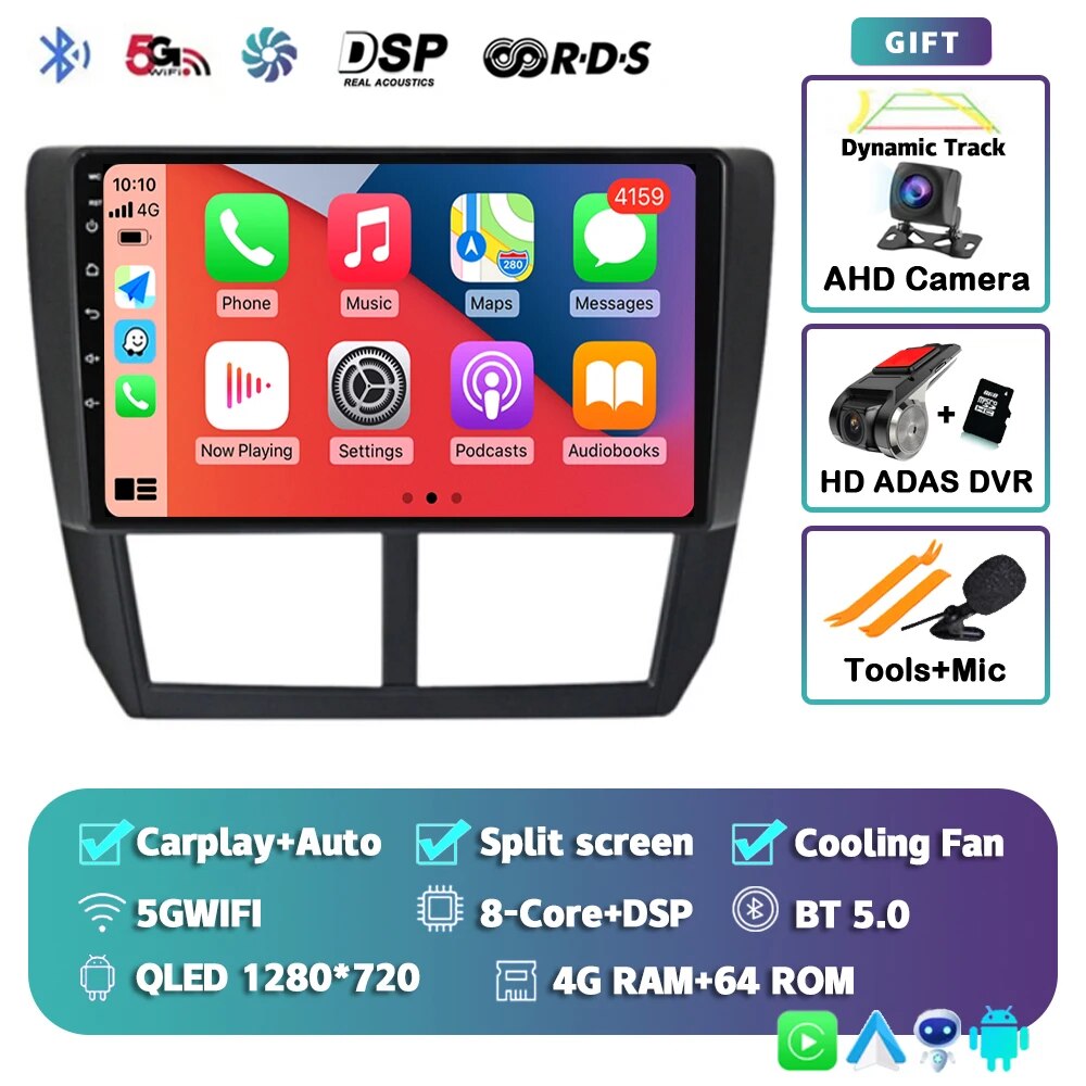 

Автомагнитола для Subaru Forester 3 SH WRX 2007-2013, Android 14