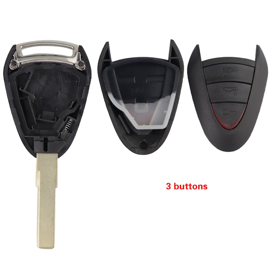 

ID48 ID46 чип удаленный автомобильный ключ для Porsche Cayman 911 997 987 996 Carrera Boxster S 2S 4S Turbo Targa 315/433,92 МГц необрезанное лезвие