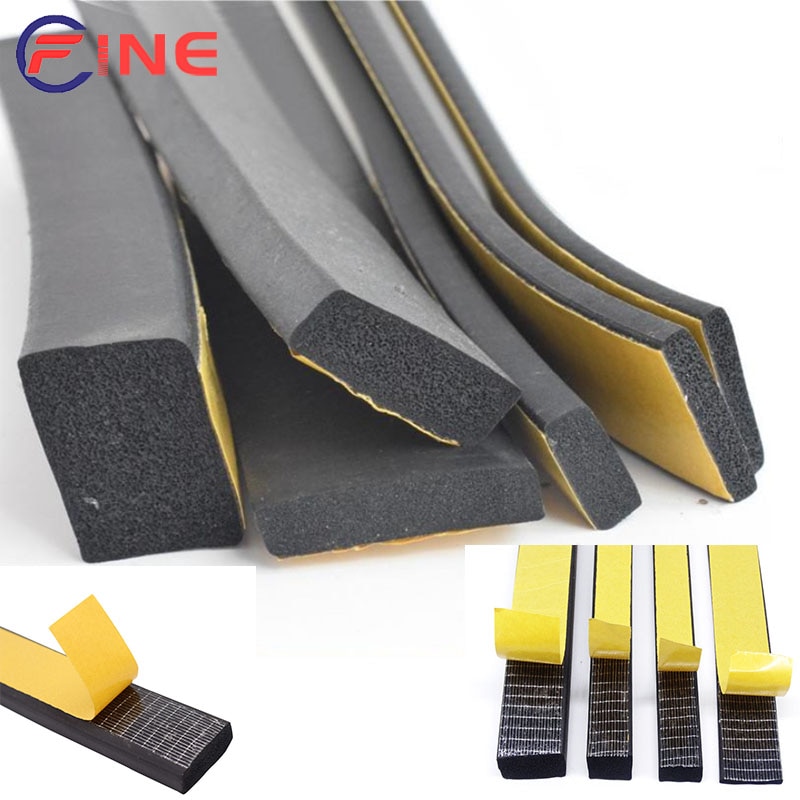 

Черная самоклеящаяся уплотнительная лента EPDM
